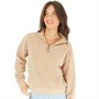 Brave Soul Womens Nina Sweatshirt Tan