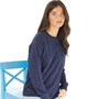 Brave Soul Womens Demi Sweatshirt Navy
