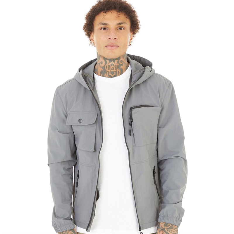 Brave Soul Mens Kleo Jacket Grey