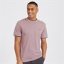 Brave Soul Mens Federerf T-Shirt Lavender/Rich Navy/Optic White