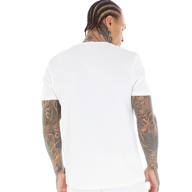 Brave Soul Mens Nielsen Co-Ord Off White