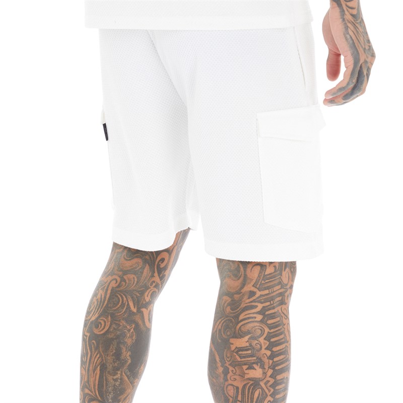 Brave Soul Mens Nielsen Co-Ord Off White