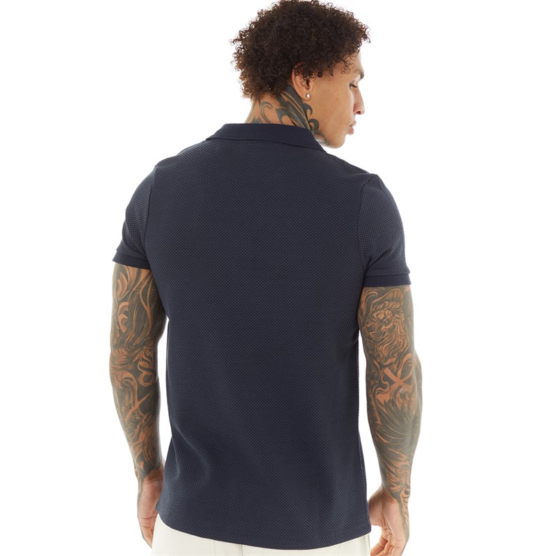 Brave Soul Mens Cadby Polo Navy