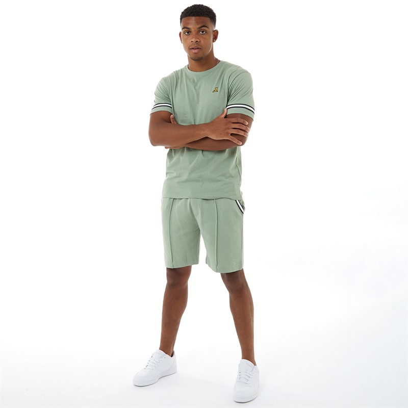 Brave Soul Mens Chadwick Co-Ord Mint Green