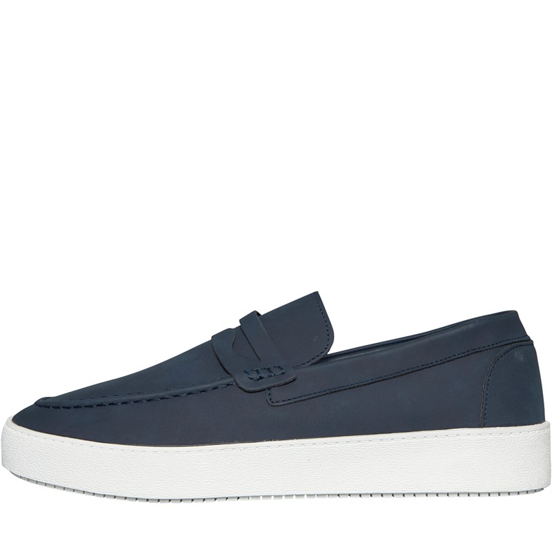 Brave Soul Mens Lisbon Loafers Navy