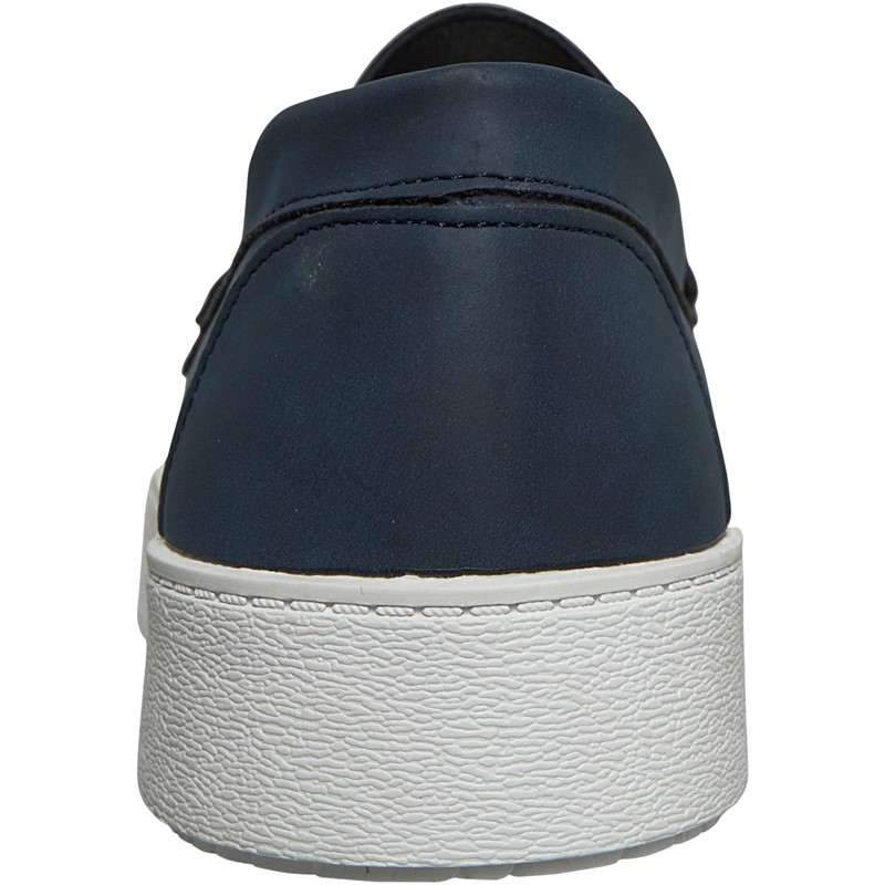 Brave Soul Mens Lisbon Loafers Navy