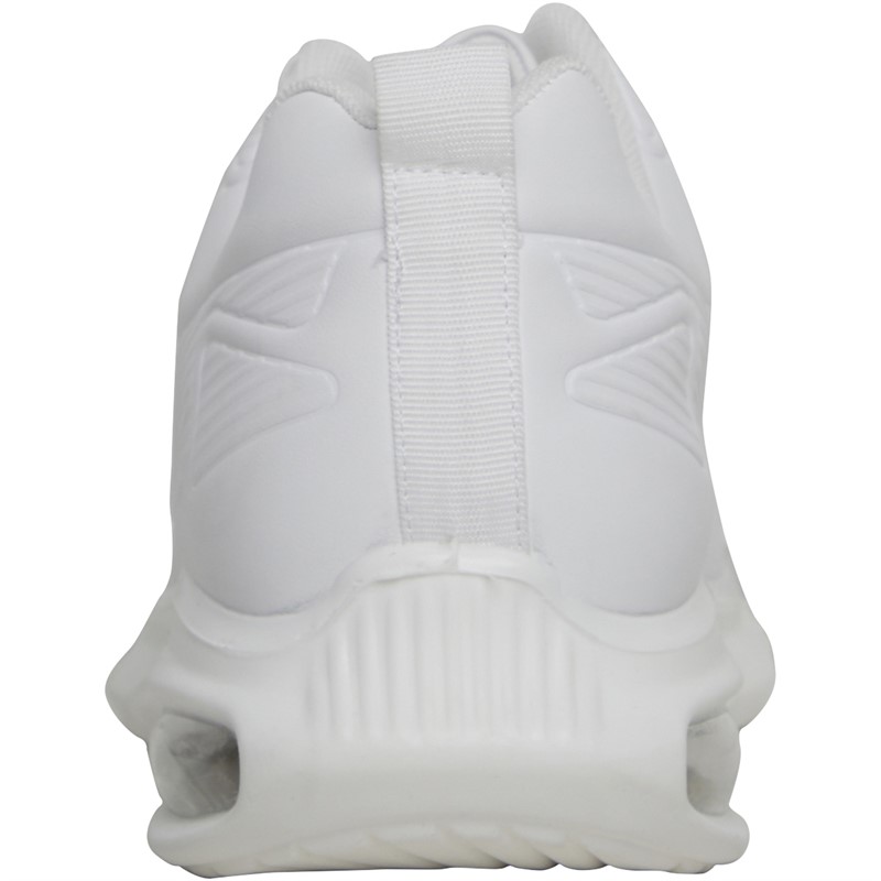 Brave Soul Mens League Bubble Trainers White Mono