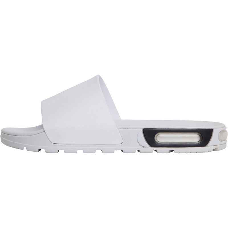 Brave Soul Mens Energy Slides White/Black