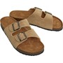 Brave Soul Mens Anthony Double Buckle Sandals Desert Taupe