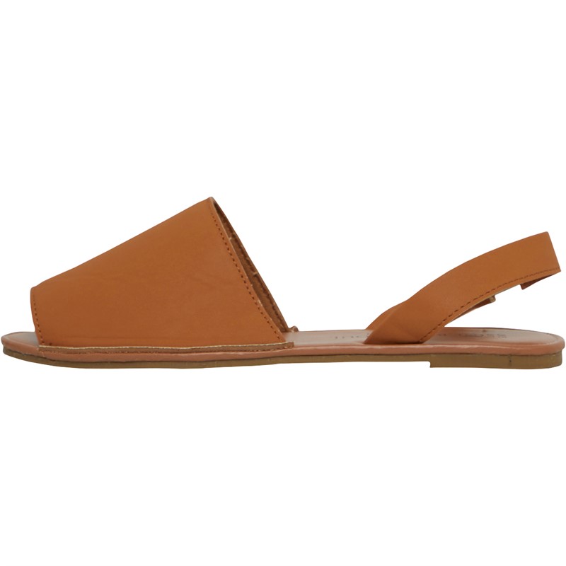 Brave Soul Womens Menorcan Sandals Tan