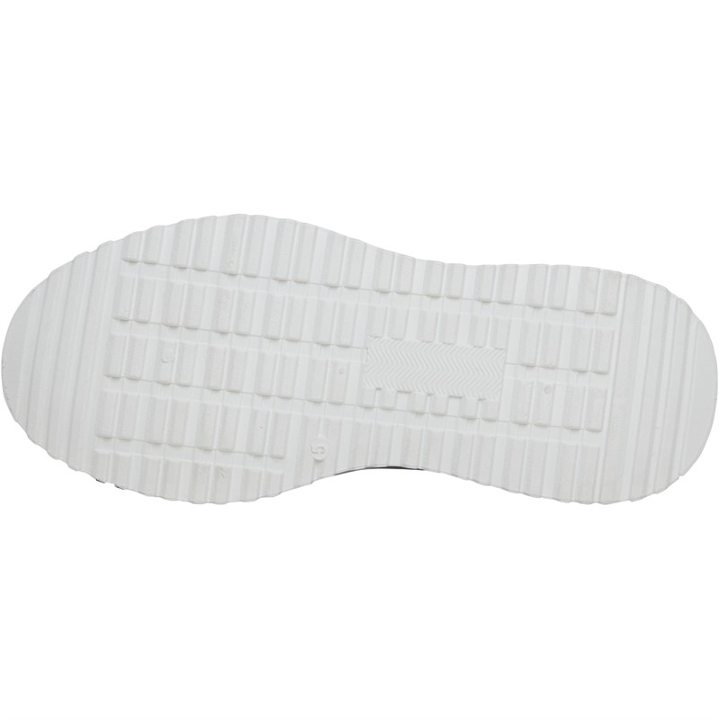 Brave Soul Womens Chunky Sole Trainers White Mono