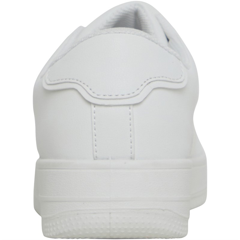 Brave Soul Womens Trainers White Mono