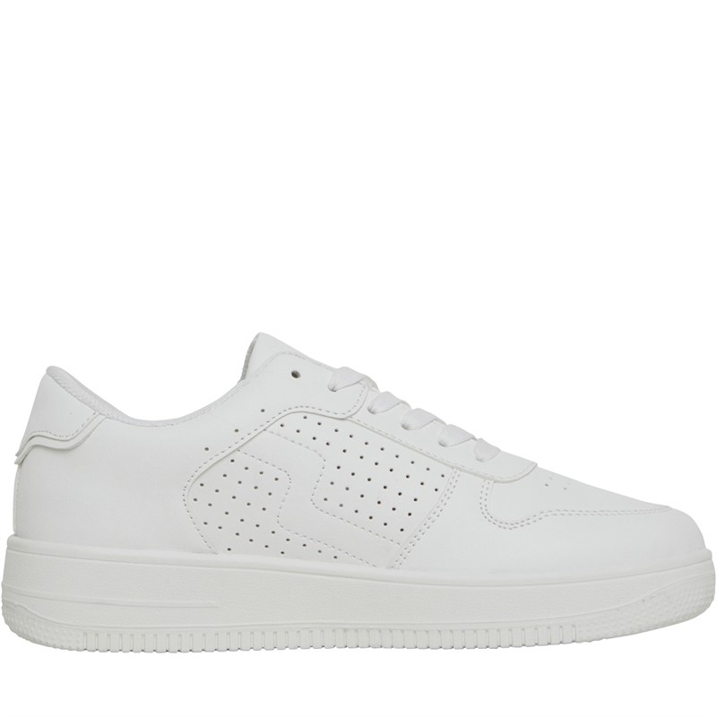 Brave Soul Womens Trainers White Mono