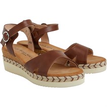 Brave Soul Womens Wedge Sandals Tan