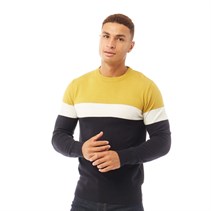 Brave Soul Mens Jumper Plain Embroided Logo /"Einstein/"