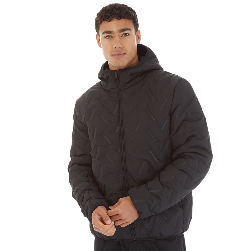 Brave Soul Mens Furnace Padded Jacket Black