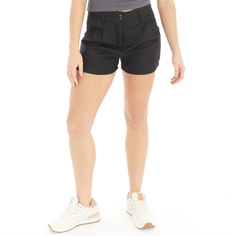 Brave Soul Womens Zina Shorts Black