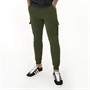Brave Soul Mens Gauze Joggers Dark Khaki