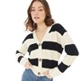Brave Soul Womens Daisy Cardigan Oatmeal/Black