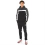 Brave Soul Mens Wren Tracksuit Black/Charcoal Marl/White