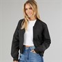 Brave Soul Womens Kajal Bomber Jacket Black