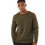 Brave Soul Sweatshirt til Herre Khaki Retina