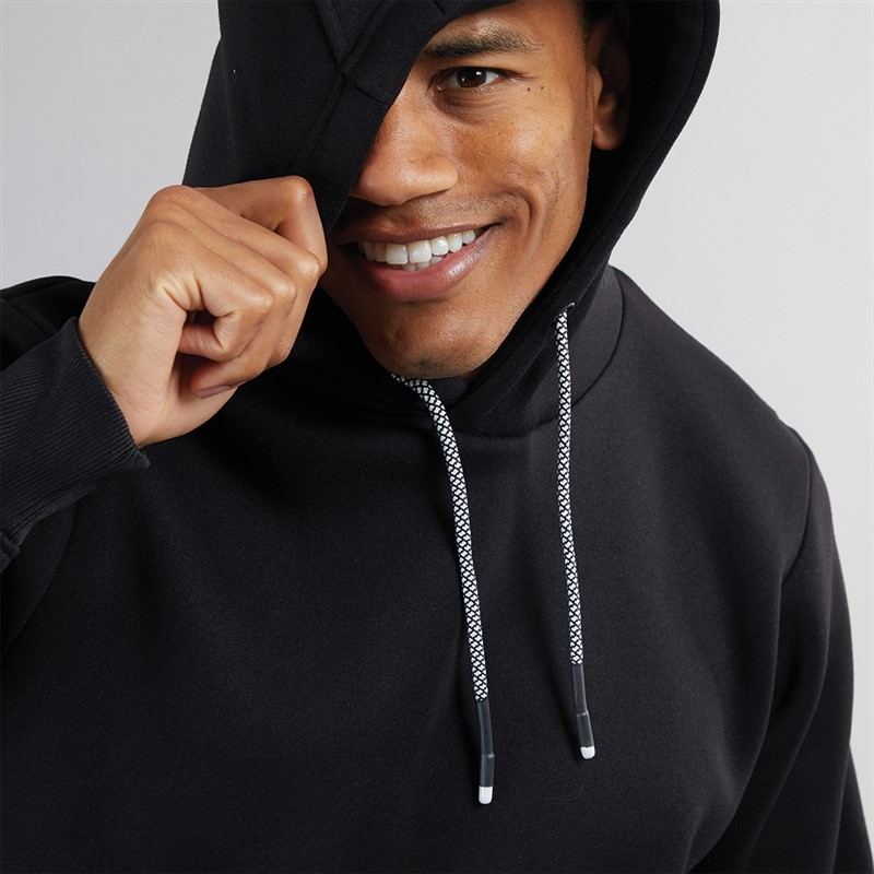 Brave Soul Herre Schizoid Hoodie Jet Sort