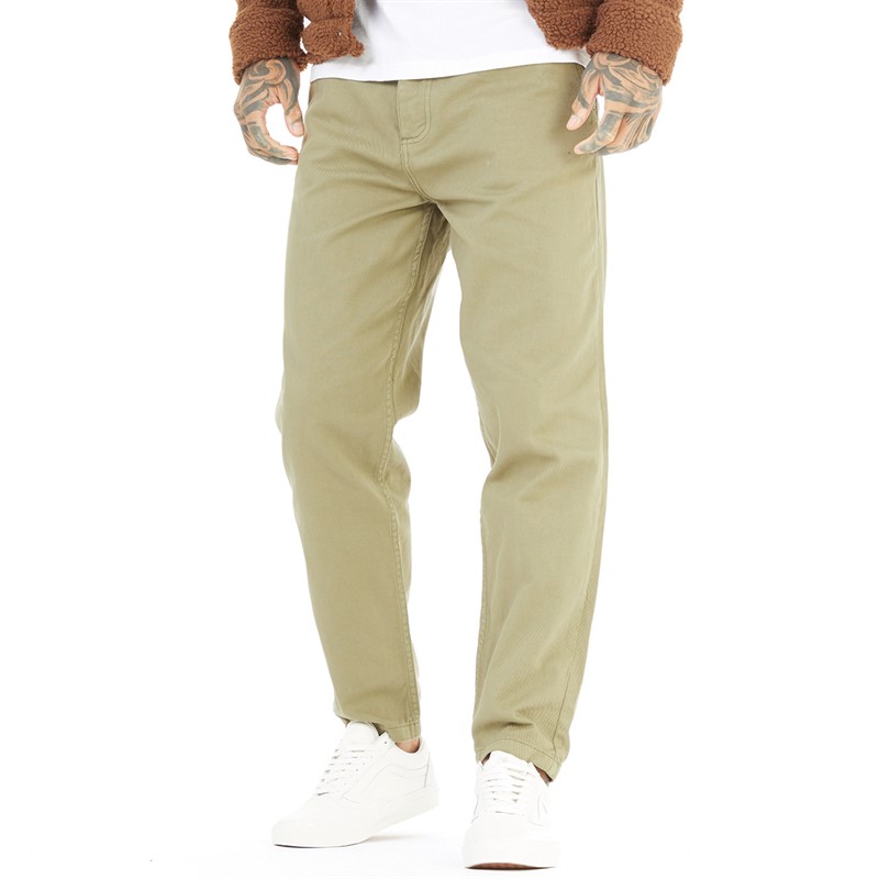 Brave Soul Mens Nord Jeans Khaki