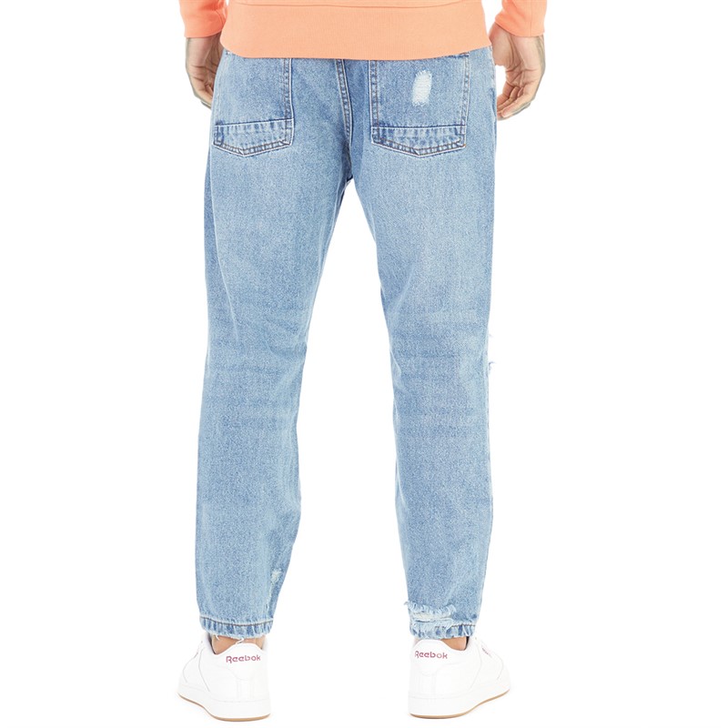 Brave Soul Mens Cherokee Jeans Mid Blue