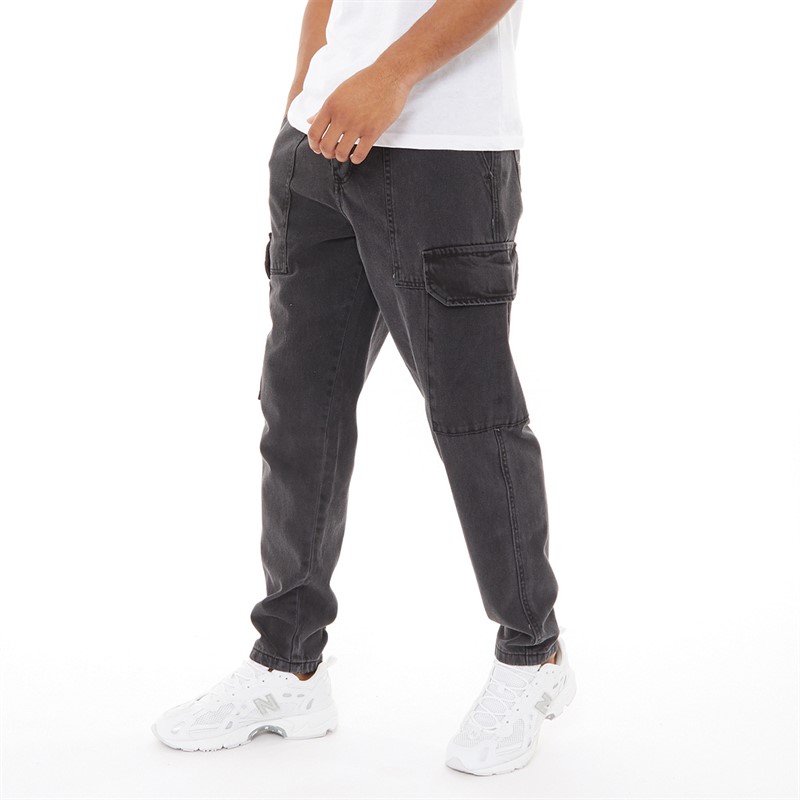 Brave Soul Mens Jaker Jeans Charcoal