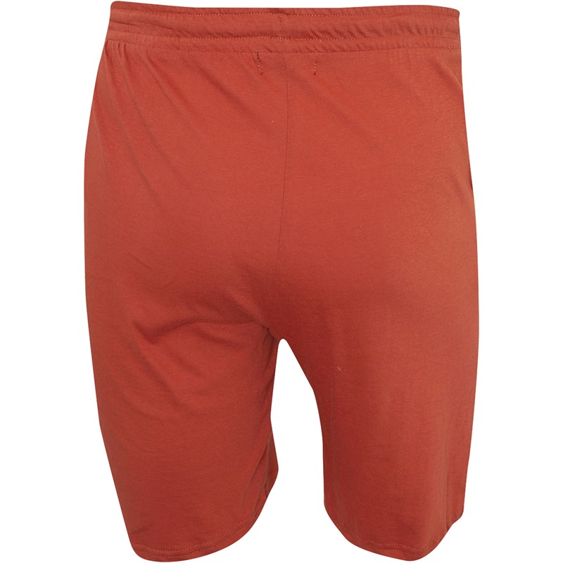 Brave Soul Mens Luna Loungewear Set Rust