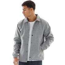 Brave Soul Mens Bondi Coach Jacket Grey