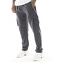 Brave Soul Mens Calyx Washed Utility Jogger Charcoal Acid Wash