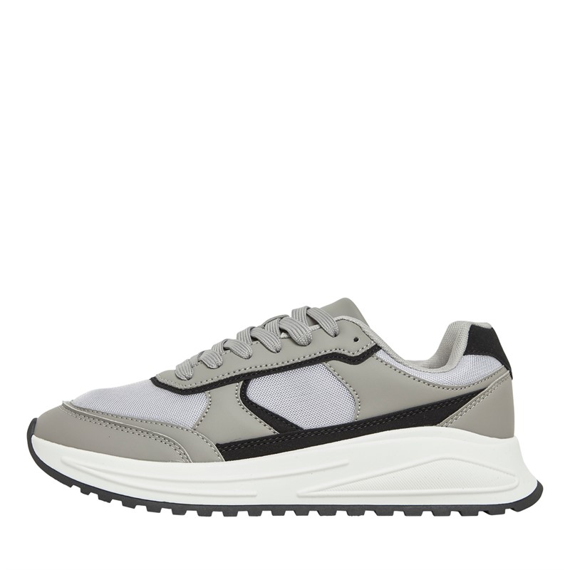 Brave Soul Mens Rango Trainers Charcoal/Grey