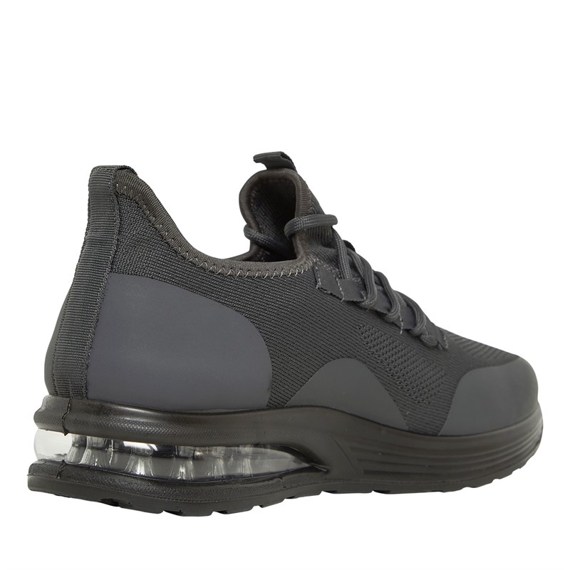 Brave Soul Mens Altair Trainers Grey/Black