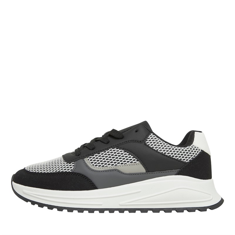 Brave Soul Mens Ontario Trainers Black/Grey