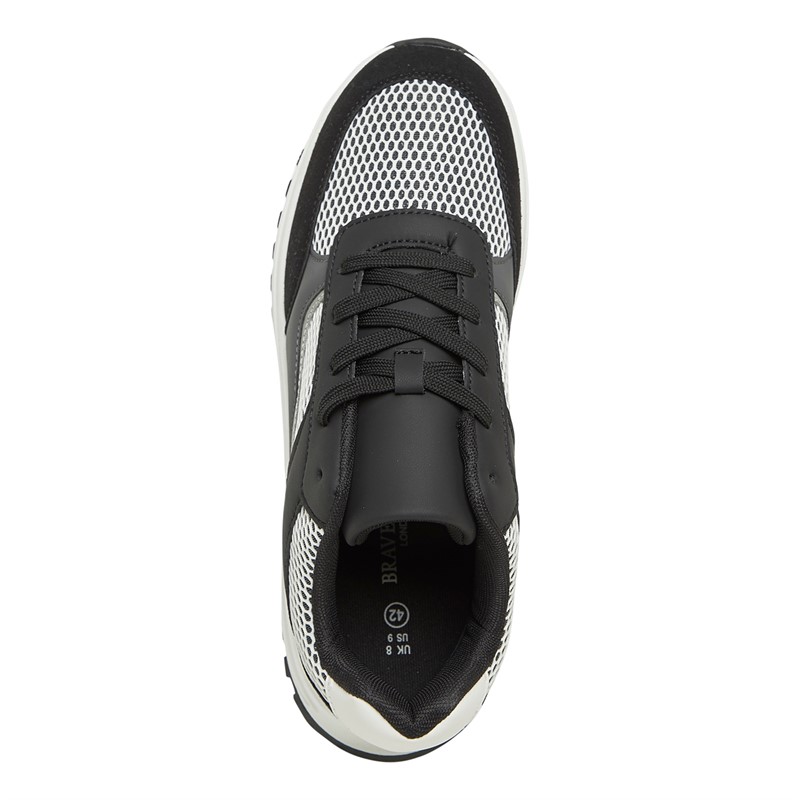 Brave Soul Mens Ontario Trainers Black/Grey