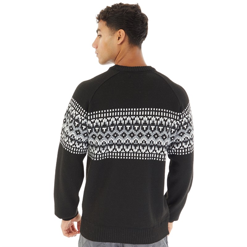 Brave Soul Mens Erickson Jumper Jet Black