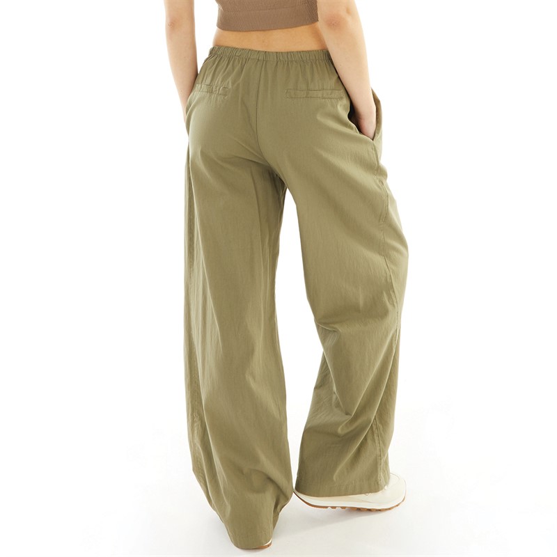 Brave Soul Womens Libby Trousers Green