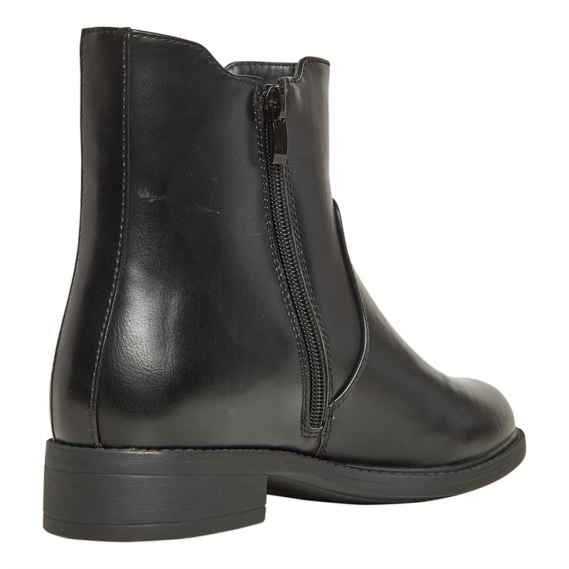 Brave Soul Womens Dale Chelsea Boots Black