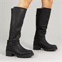 Brave Soul Womens Nora Knee High Boots Black