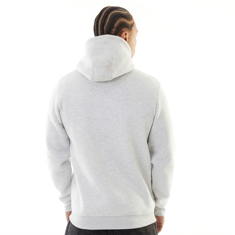 Brave Soul Mens Schizoid Hoodie Ecru Marl