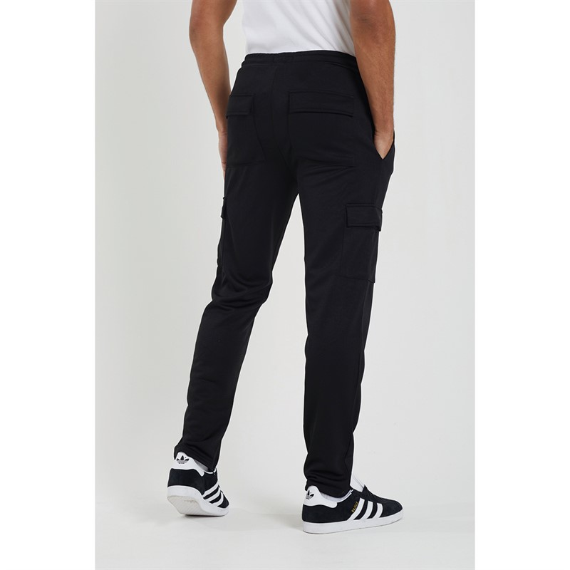 Brave Soul Herren Becker Joggingbroek Jet Black