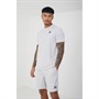Brave Soul Falco T-shirt i spodenki dla niego kolor srebrny
