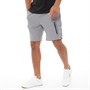 Brave Soul Mens Island Cargo Shorts Grey