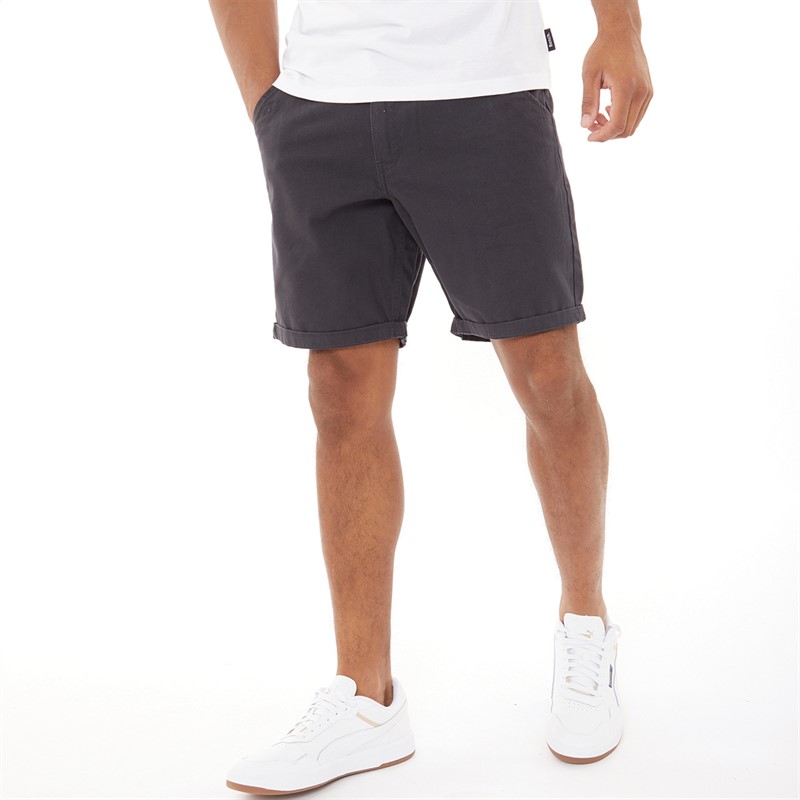 Buy Brave Soul Mens Hampson Chino Shorts Navy