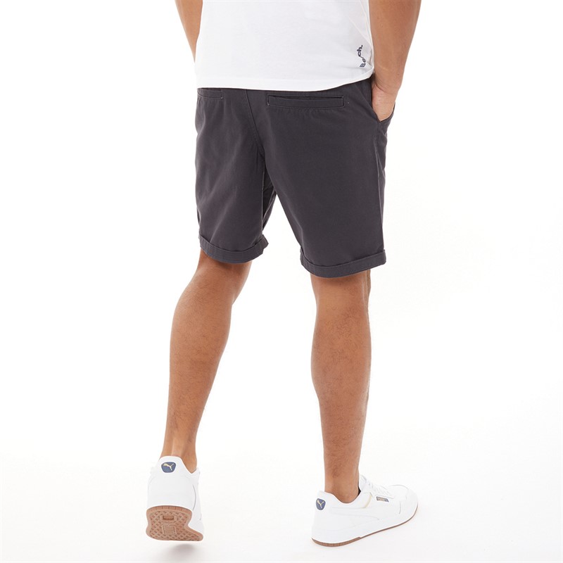 Brave Soul Mens Hampson Chino Shorts Navy