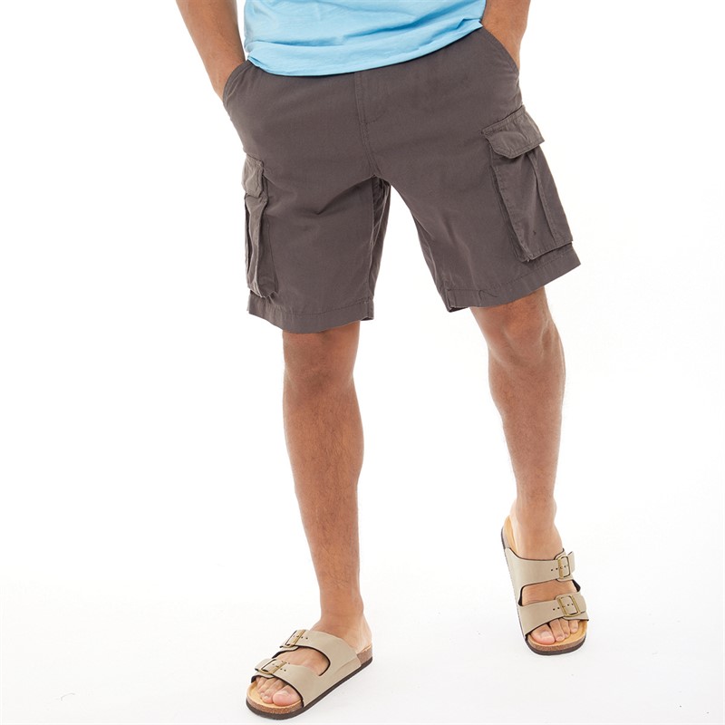 Brave Soul Short cargo Homme - Gris île