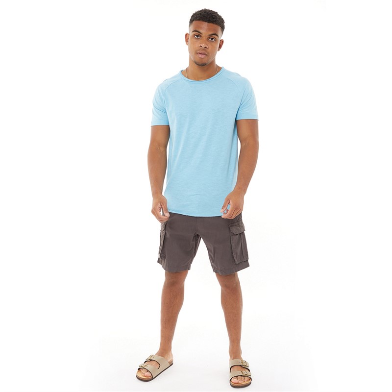 Brave Soul Short cargo Homme - Gris île