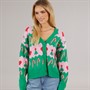 Brave Soul Womens Christmas Joyful Cardigan Multi